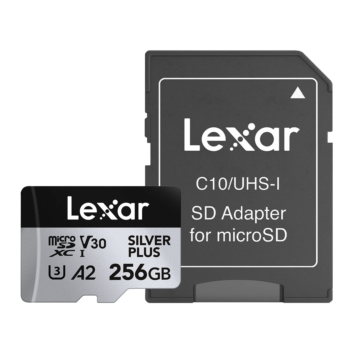 Lexar SILVER PLUS Memory Card 64GB 128GB 256GB Read Speed Up To 205mb/s A2 V30 4K UHD TF 1366x Card Professional Micro SD Card