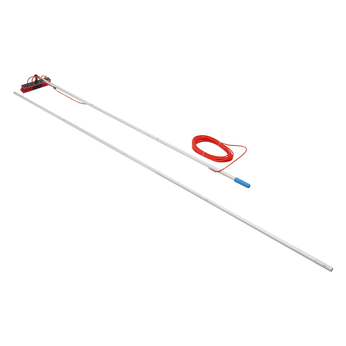 Window Cleaning System Cleaning Brush & Pole Cleaning Kit for Solar Panel and Outdoor Window Cleaning Kit 7/8/10 Meter
