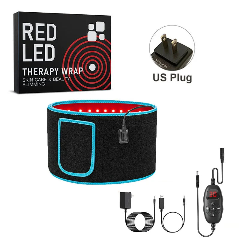 Red Light Therapy Belt Infrared Light Therapy Wrap Red Light Therapy Device for Body with Timer Back Shoulder Waist Pain Relief