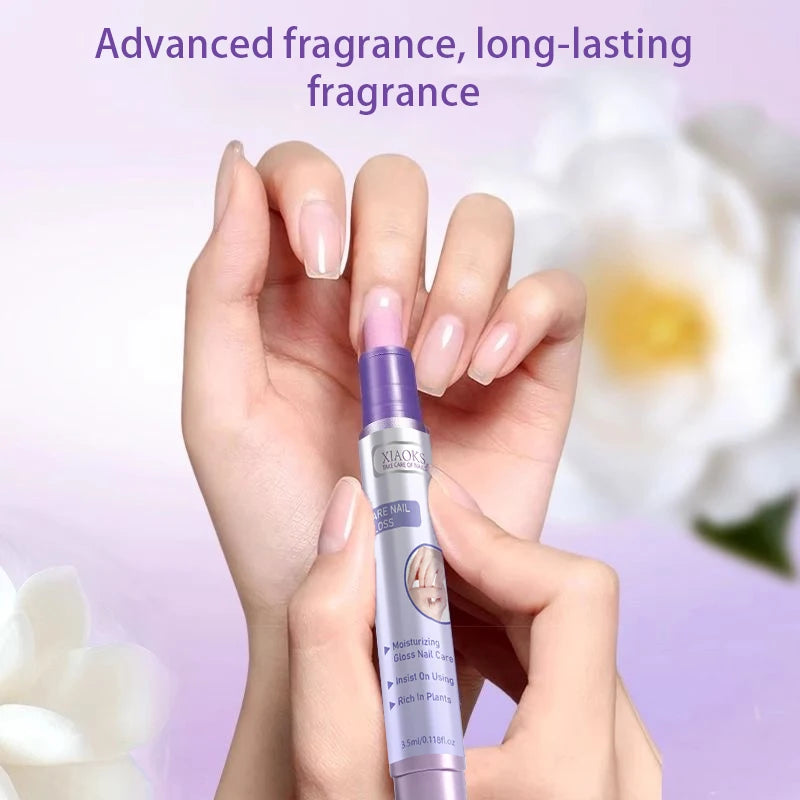 3-in-1 Nail Care Oil Essence Pen, a Transparent Quick-Drying Nourishing Essence, Strengthens and Prevents Breakage, Deeply Nourishes the Nail Bed, Prevents Hangnails, Repairs Finger Edges, Removes Dead Skin, Moisturizes and R