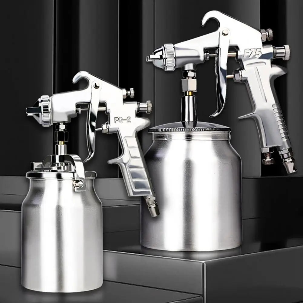Car Paint Sprayer Uniform Atomization Full Coverage Adjusting Knob Porous Atomizing 1.5/2.5 Caliber Pneumatic Sprayer Workshop