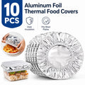 Easy Use Quick Cover Reusable Multi Size Aluminum Foil Food Covers Eco Friendly Kitchen Bowl Dish Storage Lids No Mess Home Use