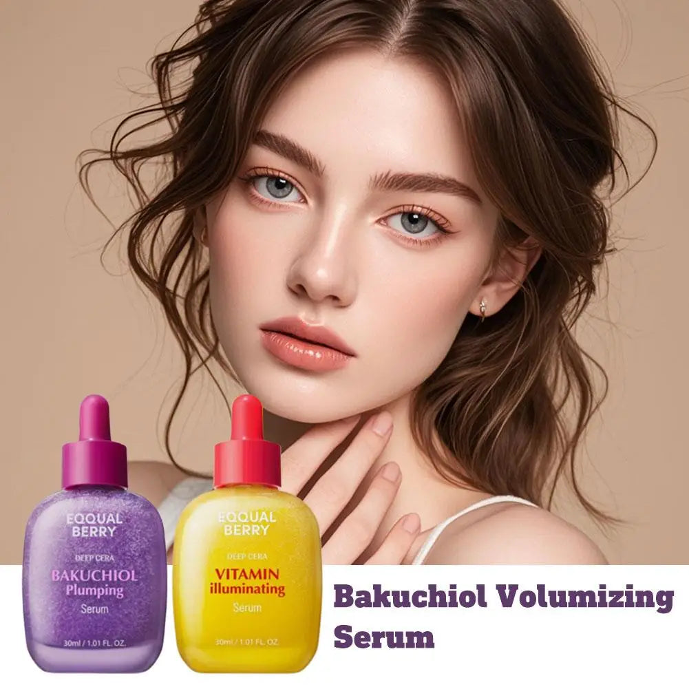 Korean EQQUALBERRY BAKUCHIOL Bakuchiol Plumping Face Care Dropper Serum Vitamin Illuminating Cream For Nourishing Moisturizing