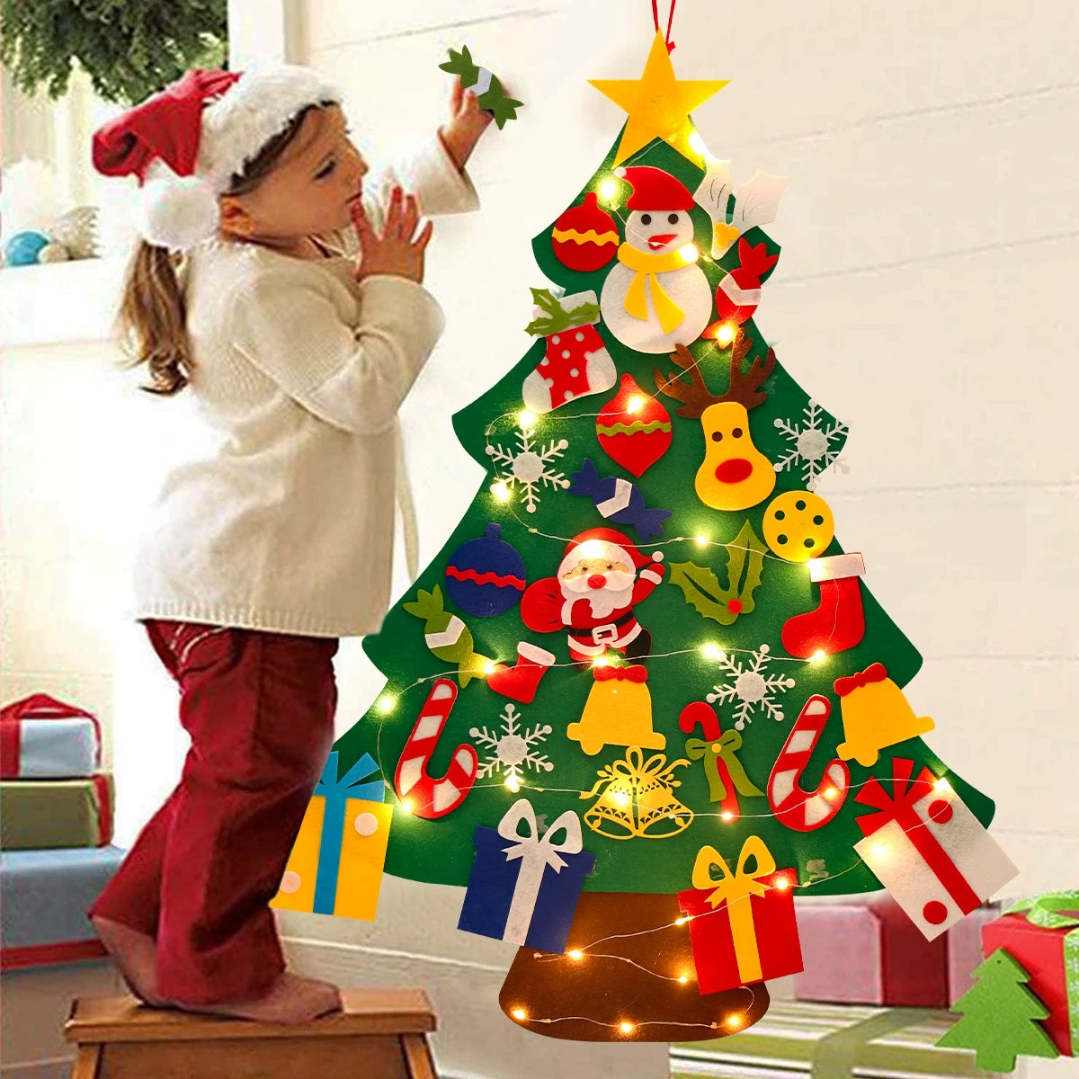 Christmas Tree Merry Christmas Decorations For Home. Cristmas Ornament Xmas Navidad Gifts Santa Claus New Year Tree