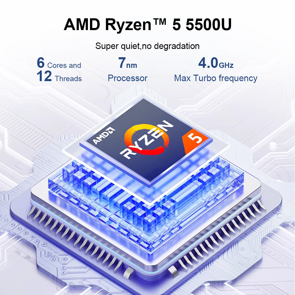 Ninkear A15 Pro Laptop AMD Ryzen 5 5500U 16GB RAM 1TB SSD 16 inch 2.5K 120Hz IPS Metal Body Windows 11 WiFi6 Fingerprint Business Office Gaming Notebook Portable Computer