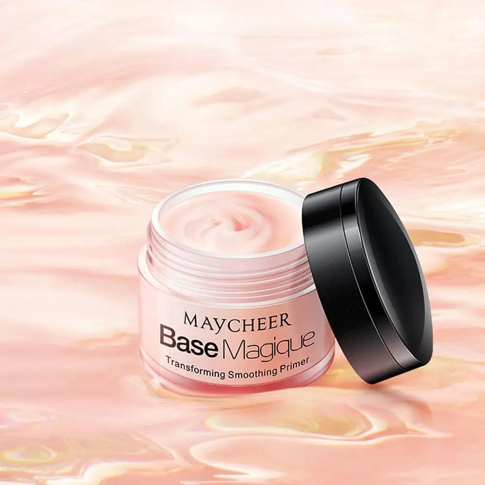 MAYCHEER Base Magique Transforming Smoothing Makeup Primer Pore Invisible Cream Moisturizing Even Skin Tone Brightening Cosmetic