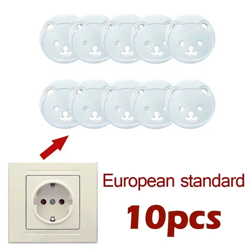 Infant and Toddler Anti Electric Shock Safety Power Socket Protection Cover Baby Protection Plug Protection Cover