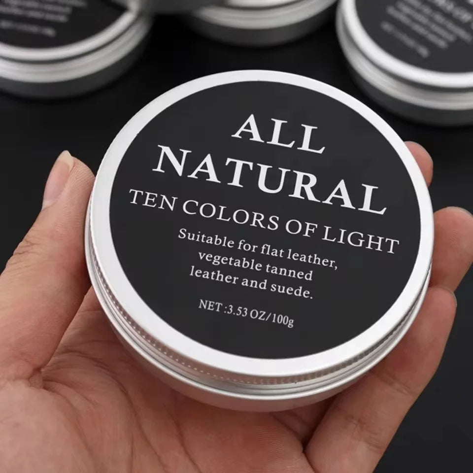 30g/50g/100g Mink Oil Cream For Leather Shoes Bags Sofa Car Seats Cream Maintenance Cream Restore craft Accessories Leather Care