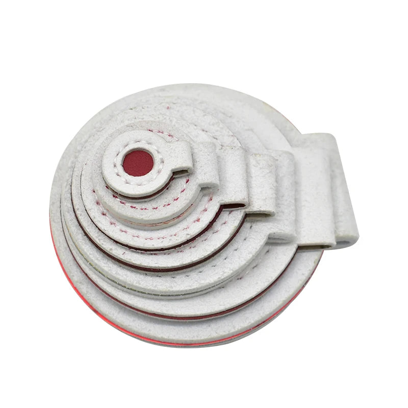Shooting Training Bullseye Set Hanging Round Target Leather Material Slingshot Shooting Aiming Practice Target