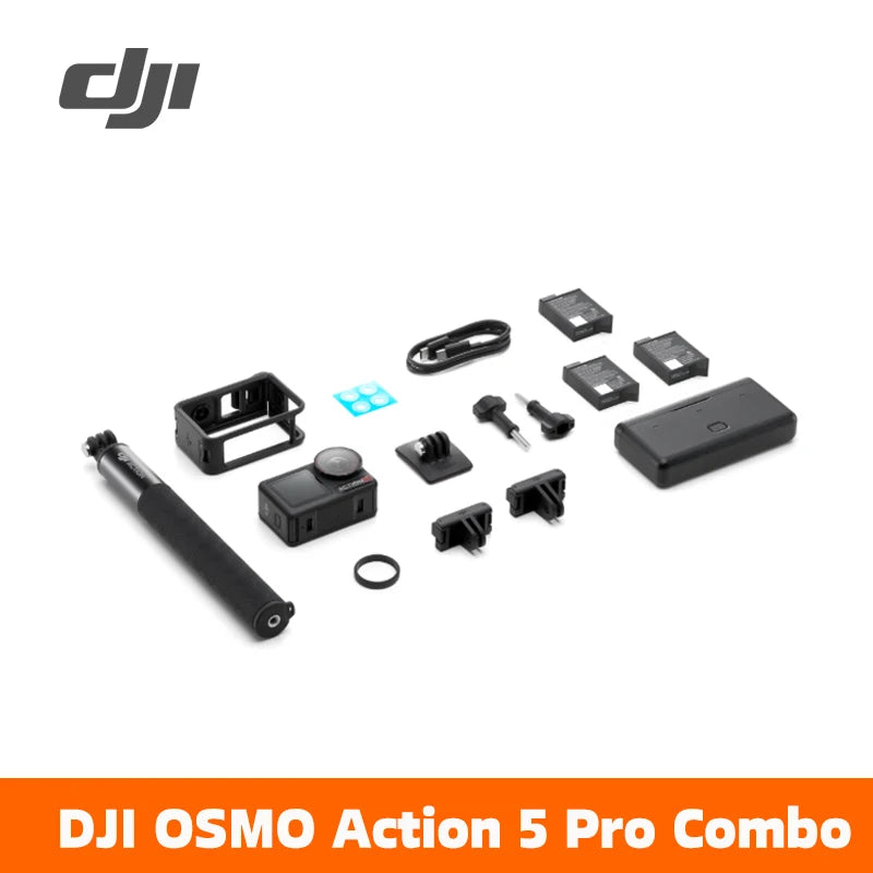 Dji Osmo Action 5 Pro 1/1.3″ Sensor 4-Hour Extended Battery Life Dual High-Brightness Oled Touchscreens Action 5