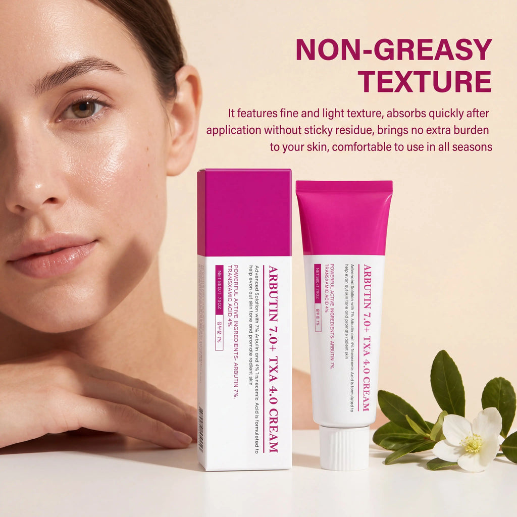 ARBUTIN+TXA Facial Moisturizing Cream Lightweight Daily Hydrating Lotion Arbutin Face Gel Cream Non Greasy Glow Skincare 50g