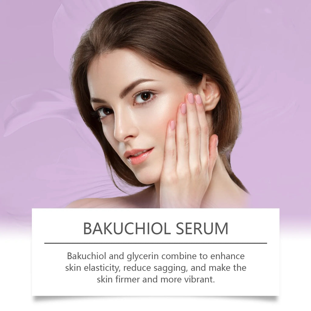 West Month Bakuchiol Serum Pore Remover Anti Sagging Smooth Skin Firming Deep Hydration Refreshing Hyaluronic Acid Face Serum