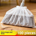 50/100pcs Disposable Broom Cover Portable Non-woven Fabric Dust Cover Dust Adsorption Electrostatic Clean The Broom Cover