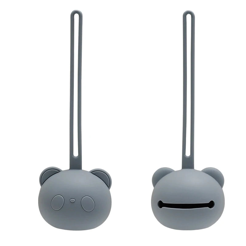 Nuovo arrivo, best-seller: custodia per ciuccio in silicone a forma di panda, portaciuccio per neonati