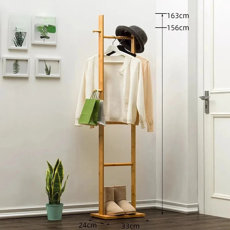 Coat Rack Floor Hanger Household Hanger Floor Rack for Hanging Clothes Bedroom Vertical Simple Rack Hanging Hanger