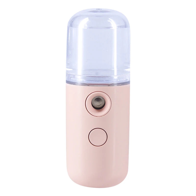 USB-Charging Mist Facial Sprayer Portable 30ml Mini Face Humidifier Beauty Skin Care Tools Nebulizer Face Moisturizing Sprayer