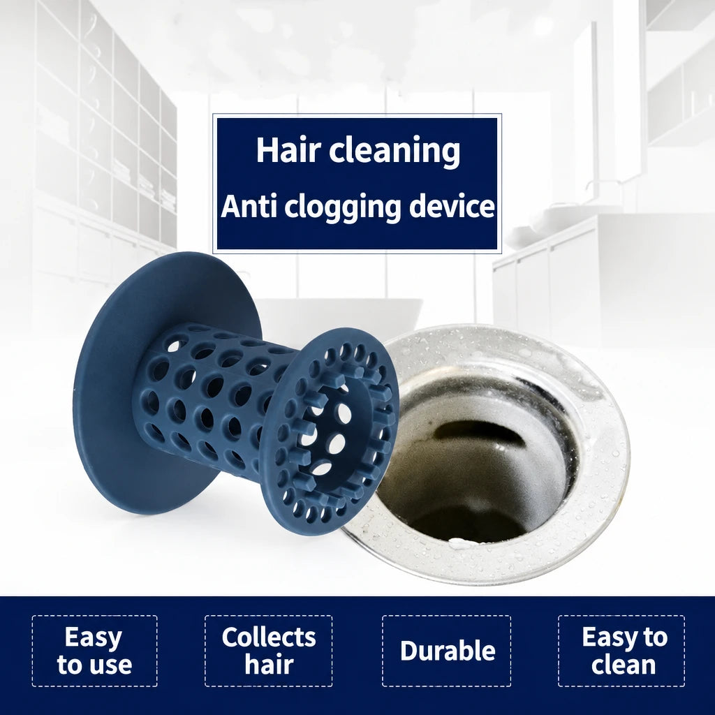 1PC Bathroom Drain Hair Catcher Bath Stopper Plug Sink Strainer Filter Shower Sink Strainer Drain Cover Bathroom Accessories