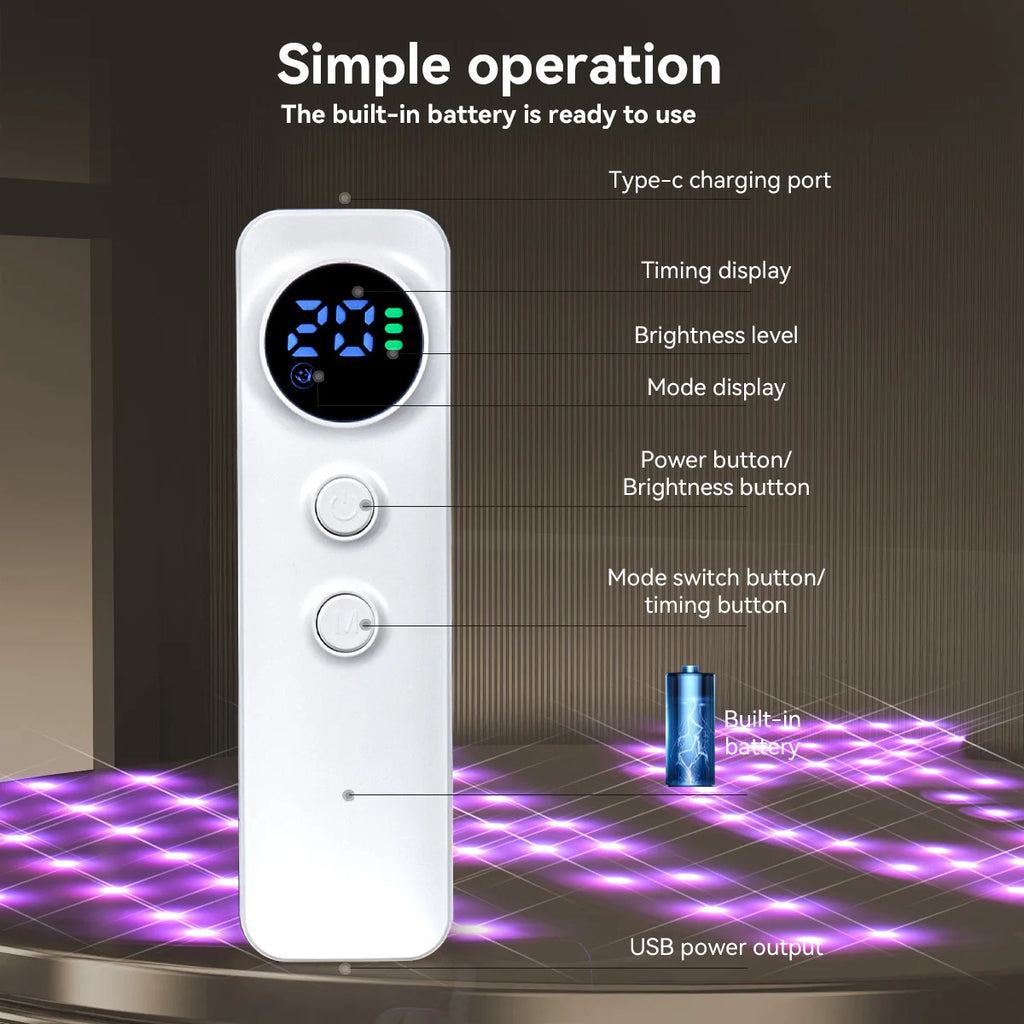 NIR LED Face Mask Neck Mask Near Infrared Face Neck SPA Therapy Mask 216+132 Beams Skin Rejuvenation Beauty Device