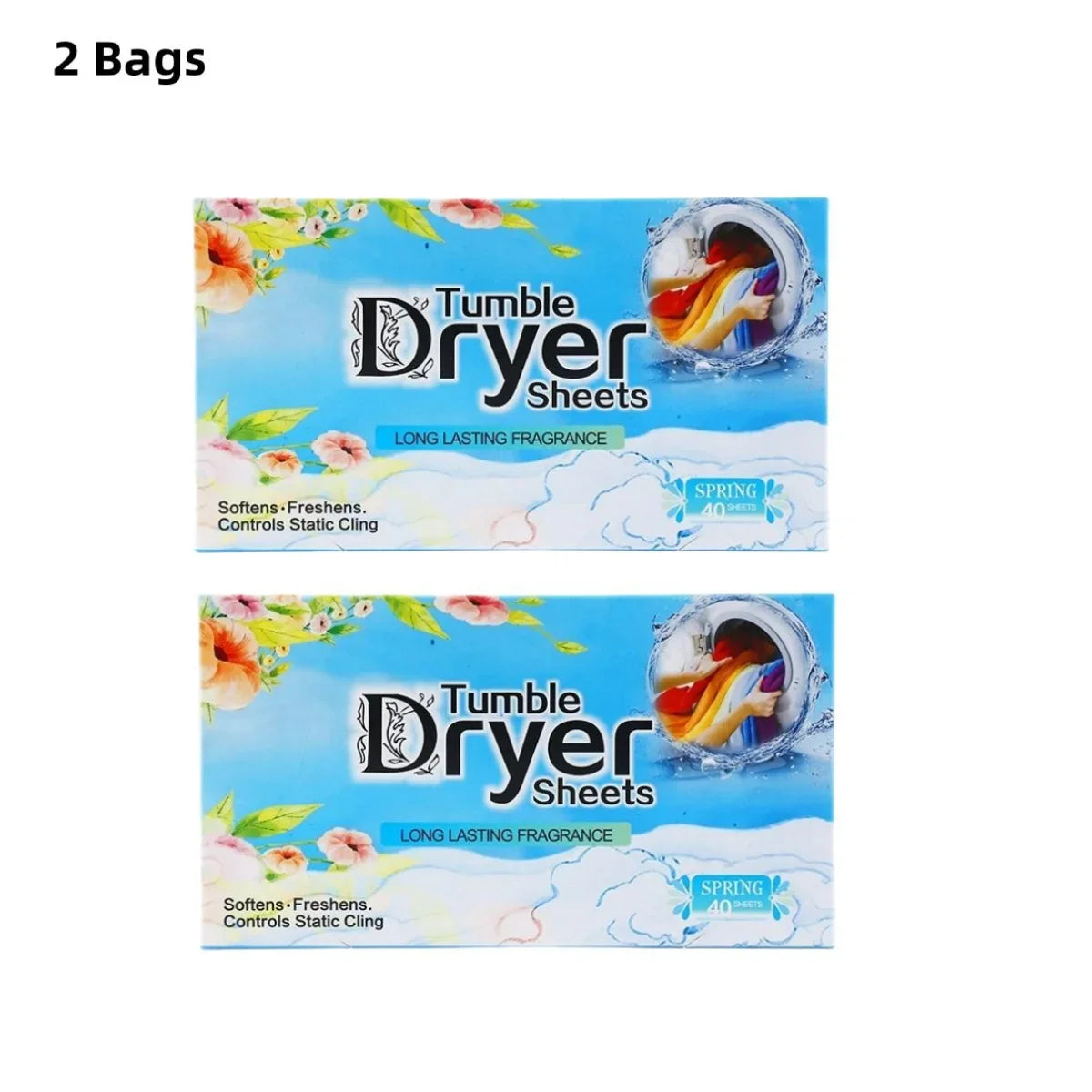 Dryer Sheets Bulk,Natural Plant Fabric Softener Anti Static Wrinkle Release Fresh Scent Laundry Sheets for Tumble Dryer Home Use