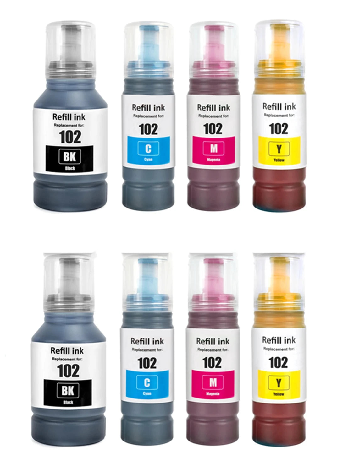 EP 102 Ink Compatible for Epson ECOTANK ET-2700 ET-2850 ET-3700 ET-4750 ET-15000