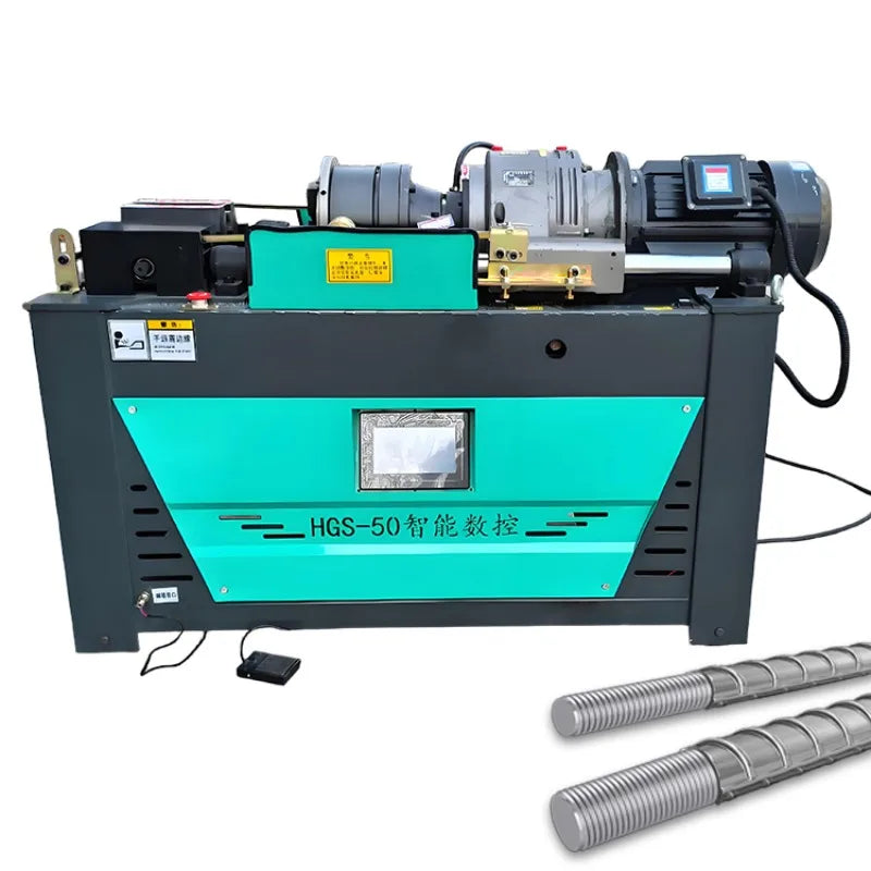 Automatic Electric 16-40 Mm CNC Steel Bar Thread Rolling Machine 150mm Length Rebar Thread Rolling Machine