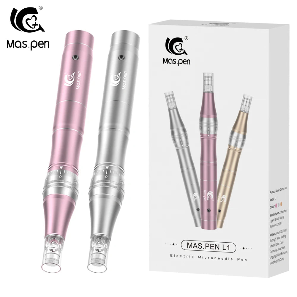 Wireless Microneedling Derma Pen L1 Skin Care Tool With Two 36 Pin Cartridges