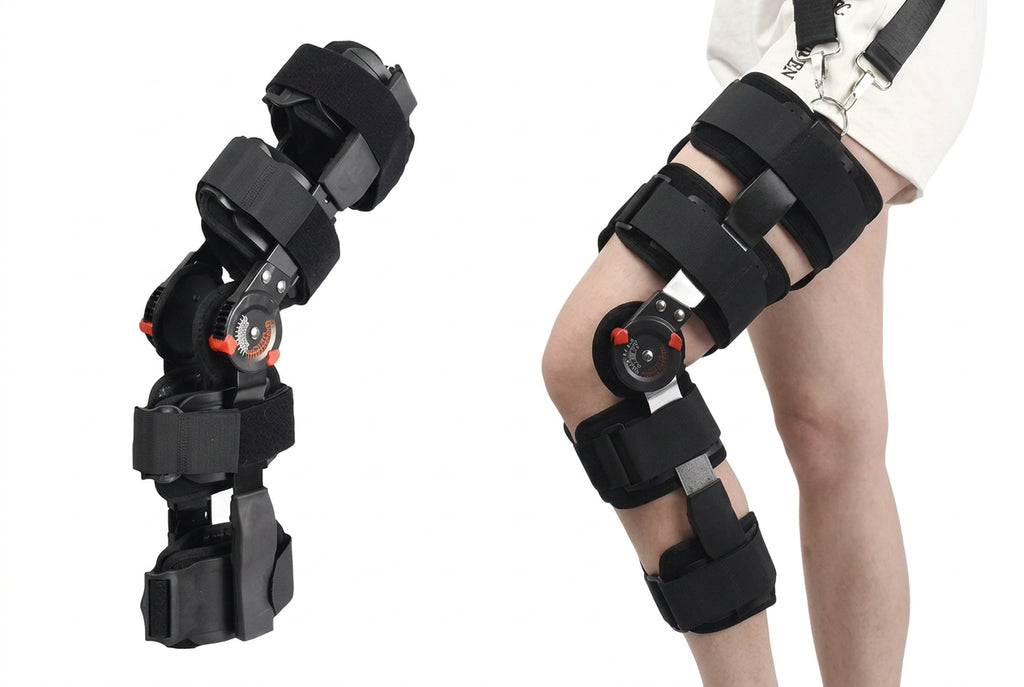 New Model Orthopedic Support Stabilizer After Surgery Adjustable Knee Brace Knee Joint Fixation Stretcher