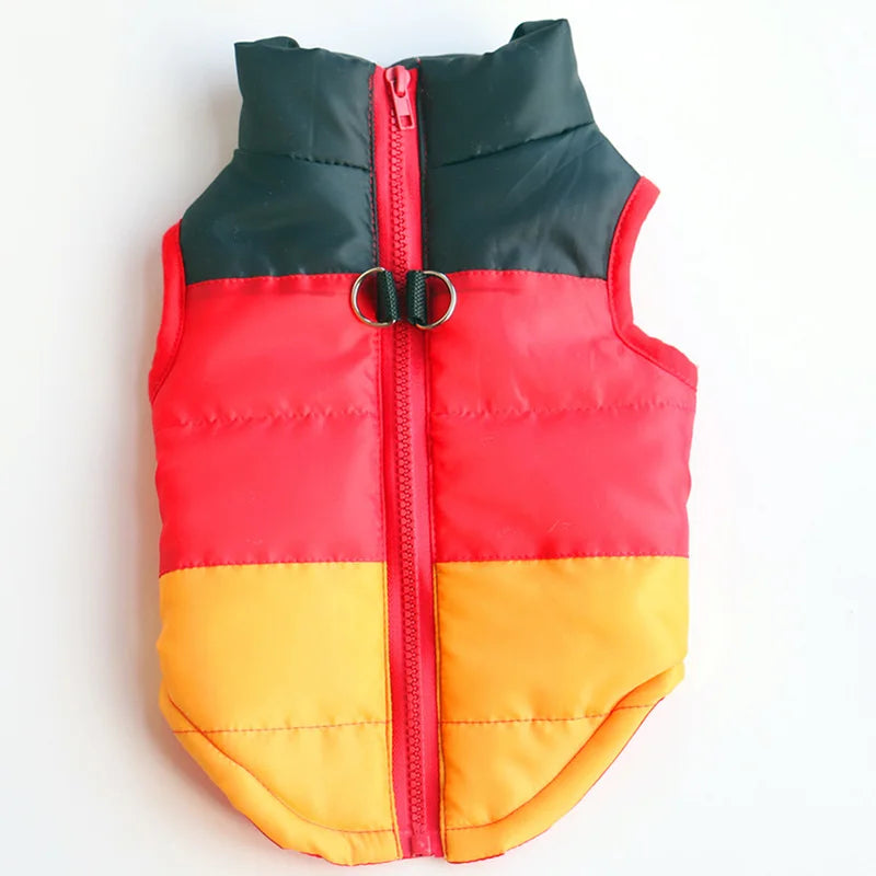 Vestiti caldi per cani di piccola taglia, cappottino invernale antivento imbottito per animali domestici, giubbotto per cuccioli, abbigliamento per Yorkie e Chihuahua 35