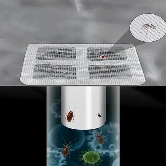 Disposable Hair Drain Catcher Mesh Anti-blocking Filter Floor Drains Sticker Shower Cover Kitchen Bathroom Sink Strainer Stopper