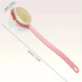 Bath Brush Back Body Bath Shower Sponge Scrubber Brushes With Handle Exfoliating Scrub Skin Massager Exfoliation Bathroom Brush