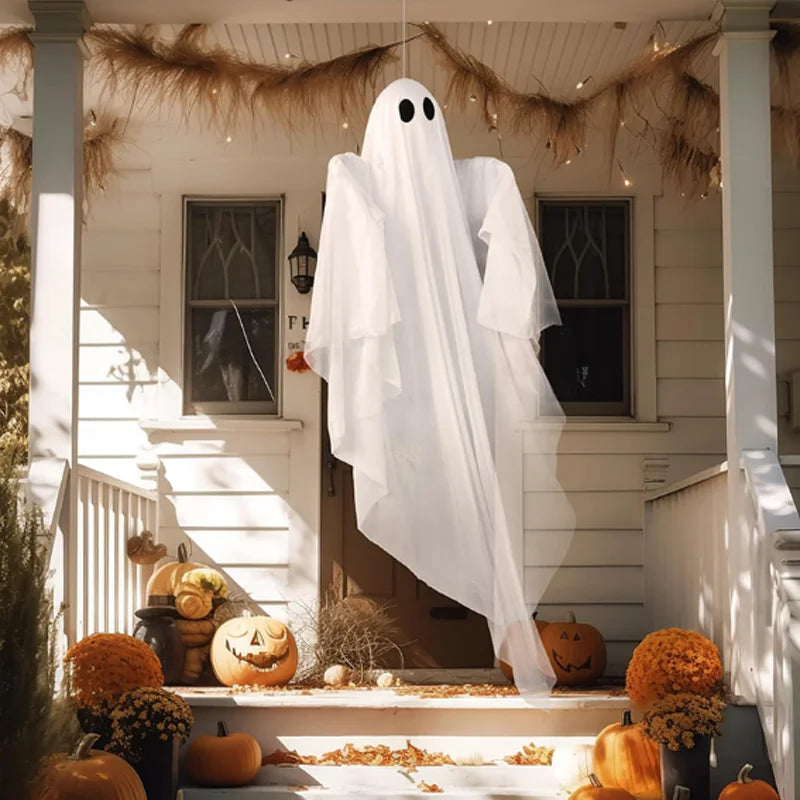 Halloween Hanging Ghost Decor Light Up Flying Ghosts for Indoor Outdoor Garden Party Scary Spooky Ornament Halloween Gifts