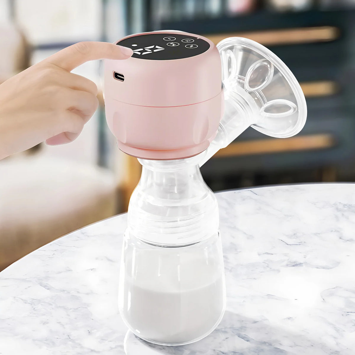 New Portable Electric Breast Pump USB Chargable Portable Milk Extractor Automatic Milker Comfort Breastfeeding