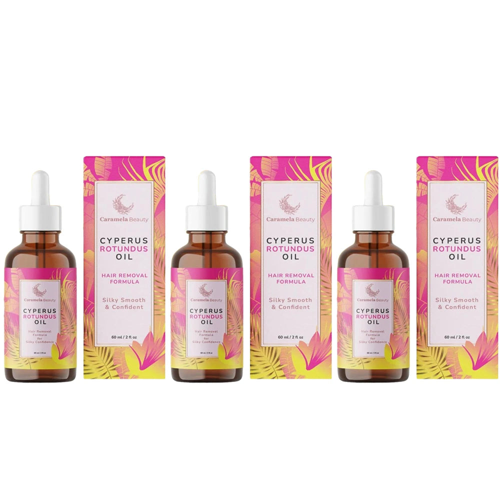 Cyperus Rotundus Oil Hair Growth Inhibitor Caramela Beauty Natural Hair Reduction Oil for Armpit Leg Arm Smooth Skin Care