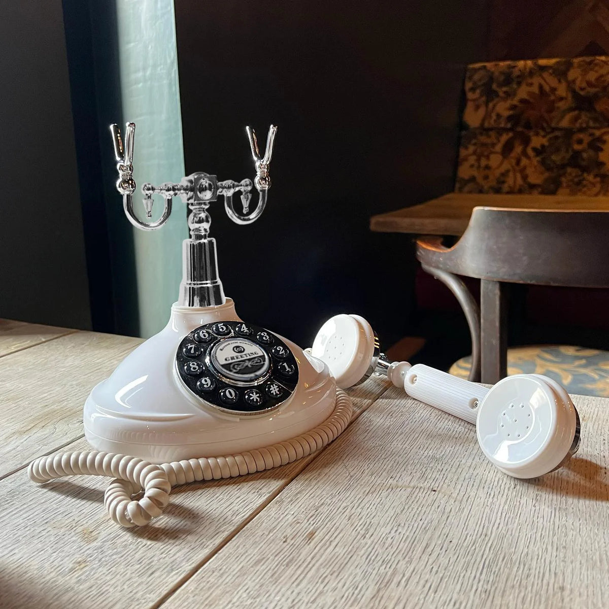 Voice Guestbook Phone Wedding Telephone Classic Retro Craftsmanship Recording Guestbook For Confessional Wedding Birthday Party