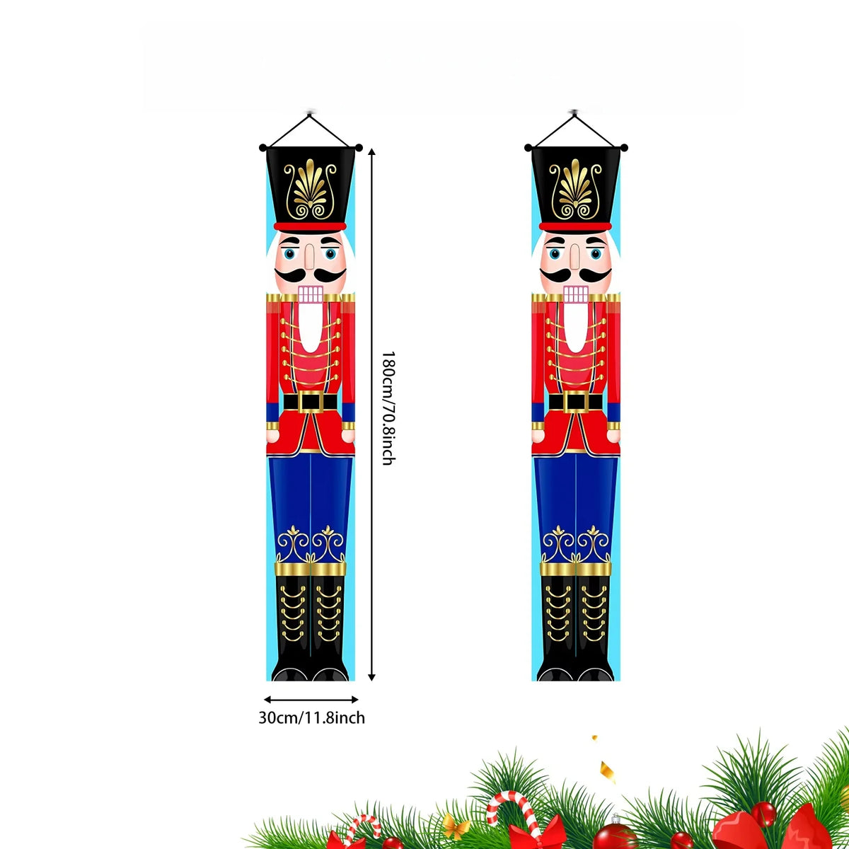 Christmas Door Decoration Merry Christmas Banner Decor for Home Hanging Xmas Ornament Navidad Happy New Year Gift