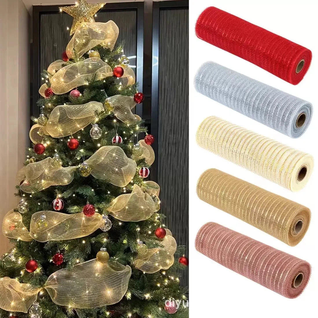 Merry Christmas Decoration Ribbon Christmas Tree Pendent Ornaments for Home Party Decor Navidad New Year. Noel Holiday Gifts