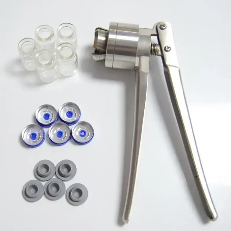 Stainless Steel Manual Crimper Vial Bottle Cap Sealer For 13/15/20mm Aluminum Plastic / кримпер Handheld Bottle Sealing Machine