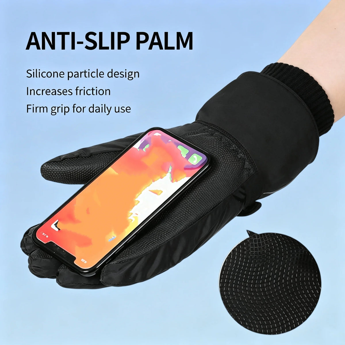 Men Women Professional Winter Thermal Ski Gloves Waterproof Touch‑screen Snow Gloves Warm Windproof Motorcycle Outdoor Sports