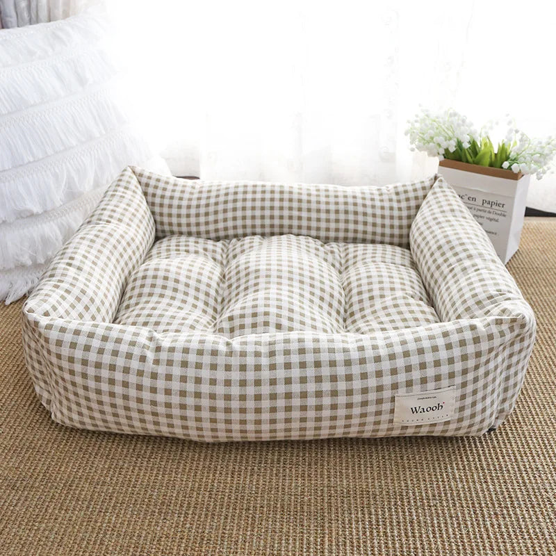 New Four Seasons Universal Pet Spring and Autumn Square Nest Winter Warm Dog and Cat Nest Thickened Small Dog and Cat Nest