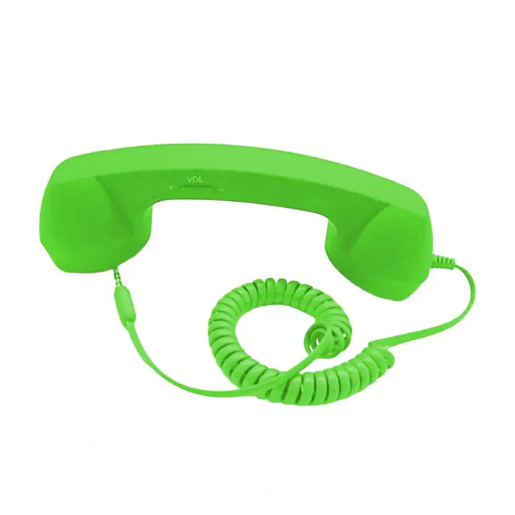 Telephone Handset Retro Phone Handset with 3.5mm Jack Universal Smartphone Receiver Vintage Cellphone Microphone Speaker