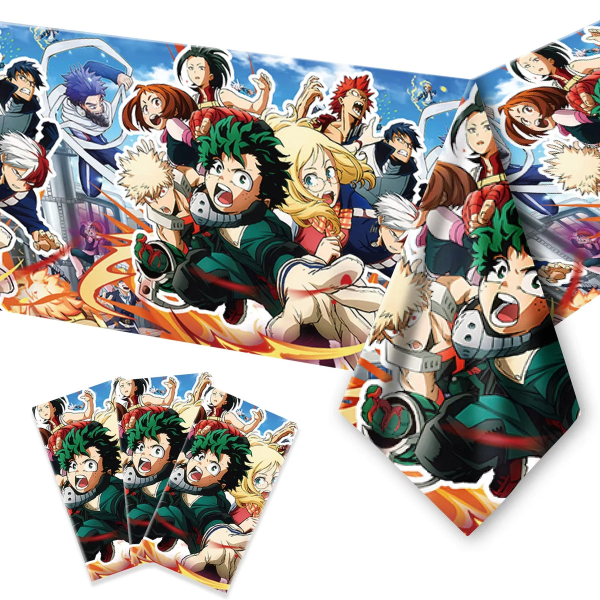 My Hero Academia Birthday Party Decoration Disposable Tableware Cup Plate Balloon Backdrop Banner Kid Favor Baby Shower Supplies