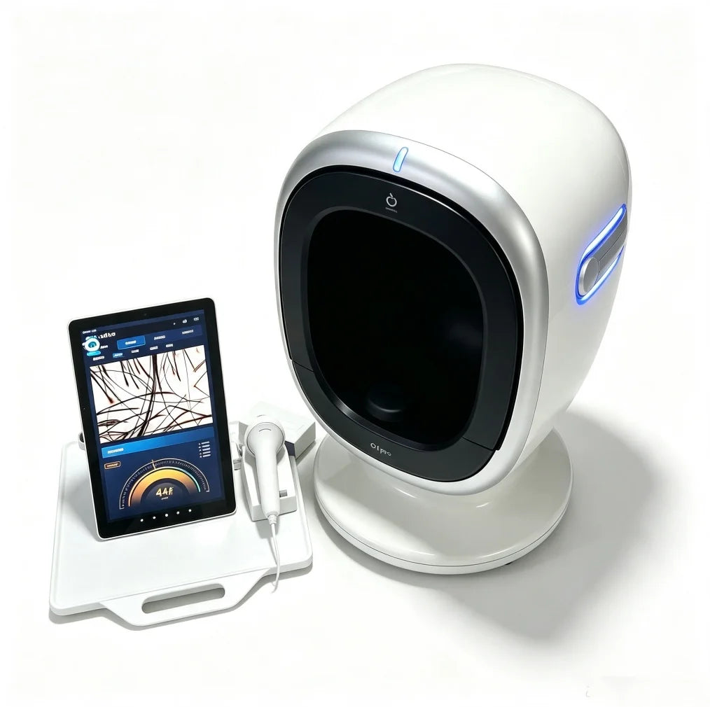 O1pro Portable 3D AI Scanner Facial & Scalp Dual Use Analysis Machine Professional Skin Condition Detector Beauty Salon Device