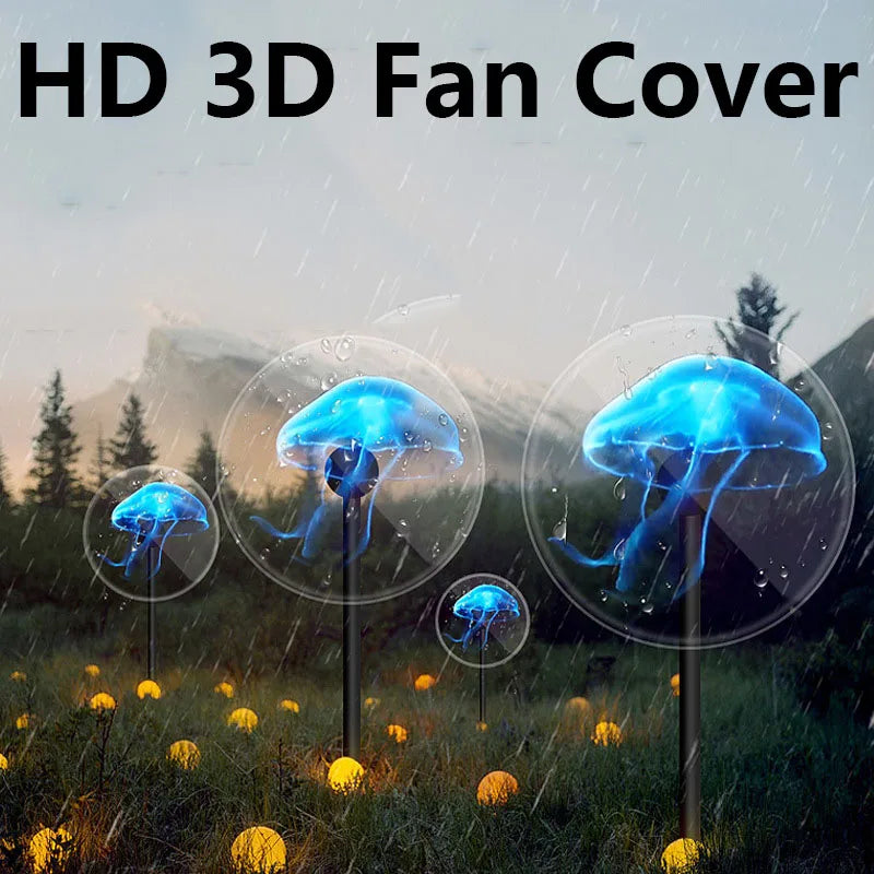 3D Hologram Projector Fan Cover 100cm 3D Holographic Projector Light Advertising Display Shell LED Fan Acyrlic Cover Shell
