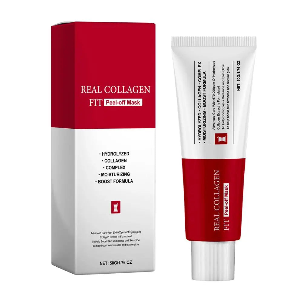 Collagen Peel Off Mask Collagen Overnight Wrapping Mask Hydrating Moisturizing Hydrolyzed Collagen Mask Korean Skin Care