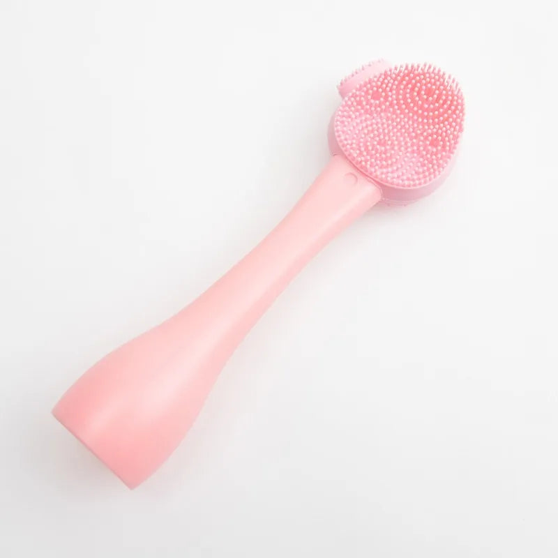 1PC Multi-purpose Cleansing Brush Facial Mask Spatula Blackheads Acne Remover Makeup Cleansing Silicone Face Variety Brush Heads