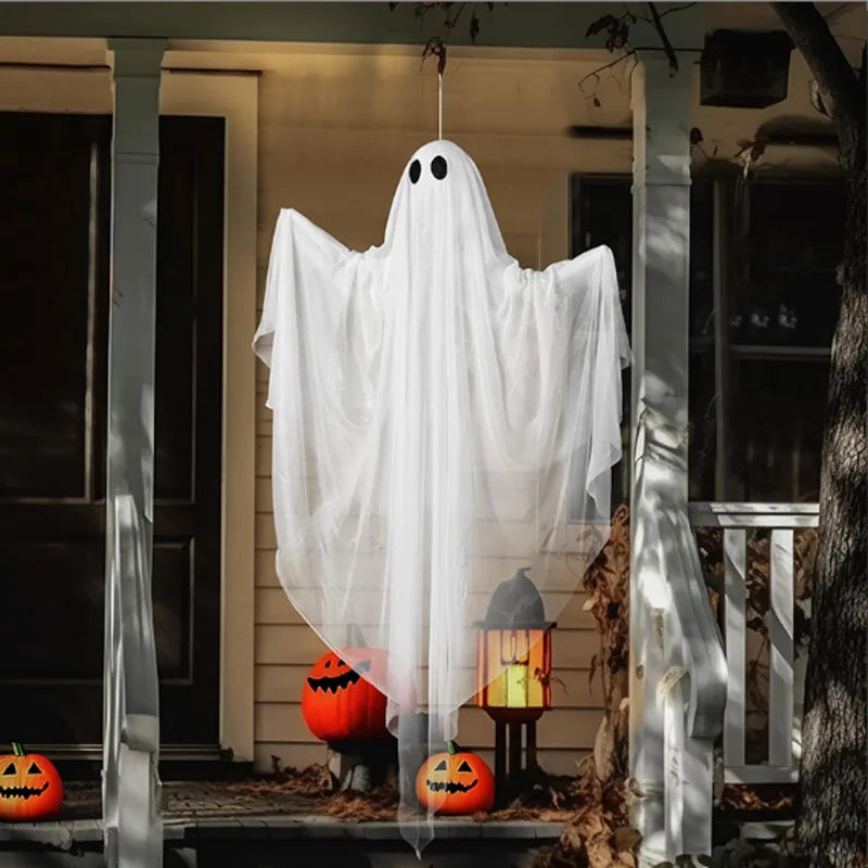 Halloween Hanging Ghost Decor Light Up Flying Ghosts for Indoor Outdoor Garden Party Scary Spooky Ornament Halloween Gifts