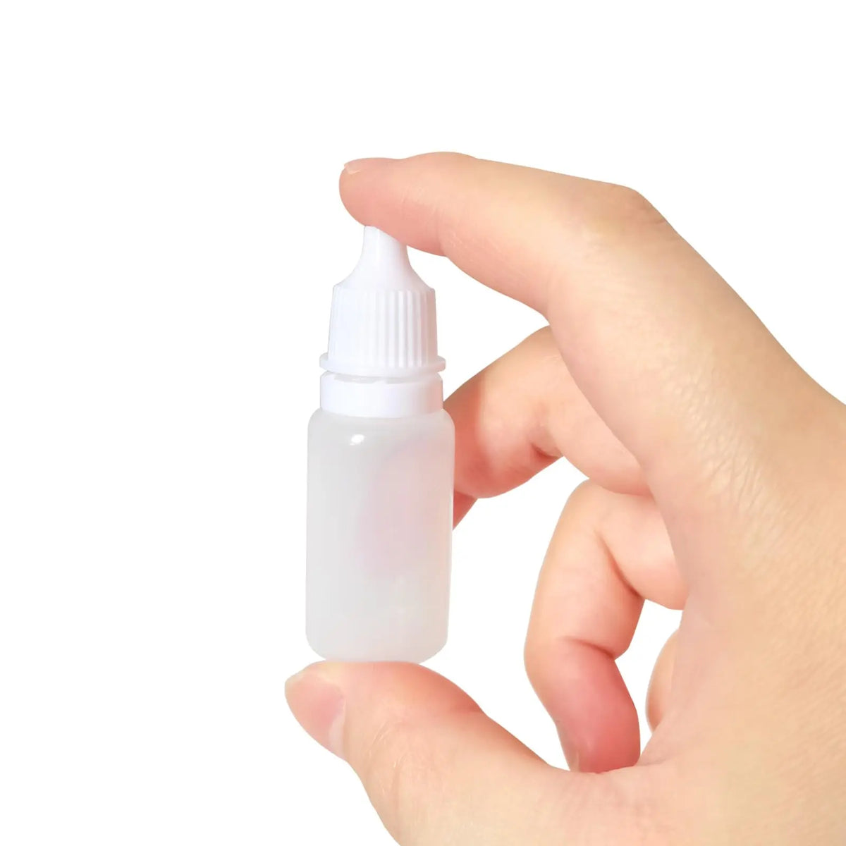 50/100PCS Plastic Dropper Bottle 5ml/10ml Portable Squeezable Semi-transparent Empty Refillable Bottles Travel Liquid Containers