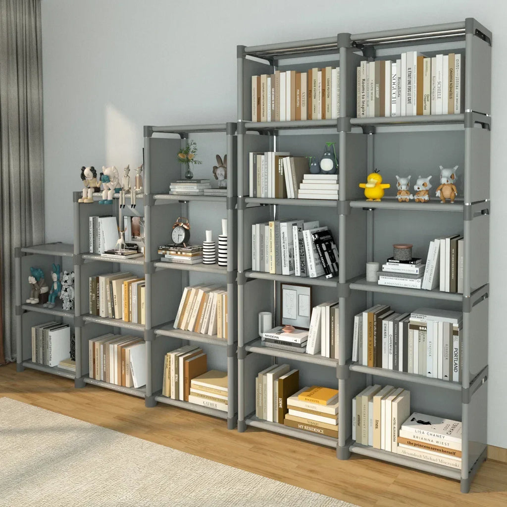 Simple Bookshelf Easy Assembly Bookcase Can Be Moved Children's Debris Rack Home Furniture Book Shelf Storage Locker Holders