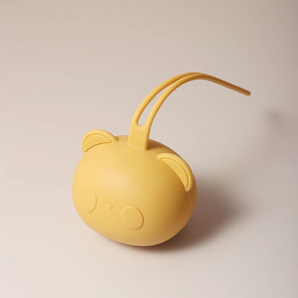 Nuovo arrivo, best-seller: custodia per ciuccio in silicone a forma di panda, portaciuccio per neonati