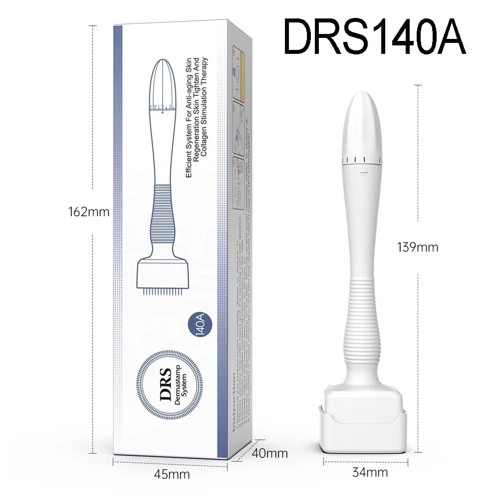 0.2mm Derma Stamp Roller DRS140 Adjust Needle Microneedling Massage Derma Rolling Stretch Mark Removal Hair Loss&Cellulite Treat